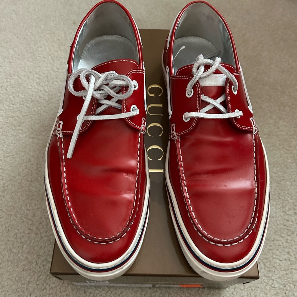 Gucci Bledon Sport Sneakers in Red